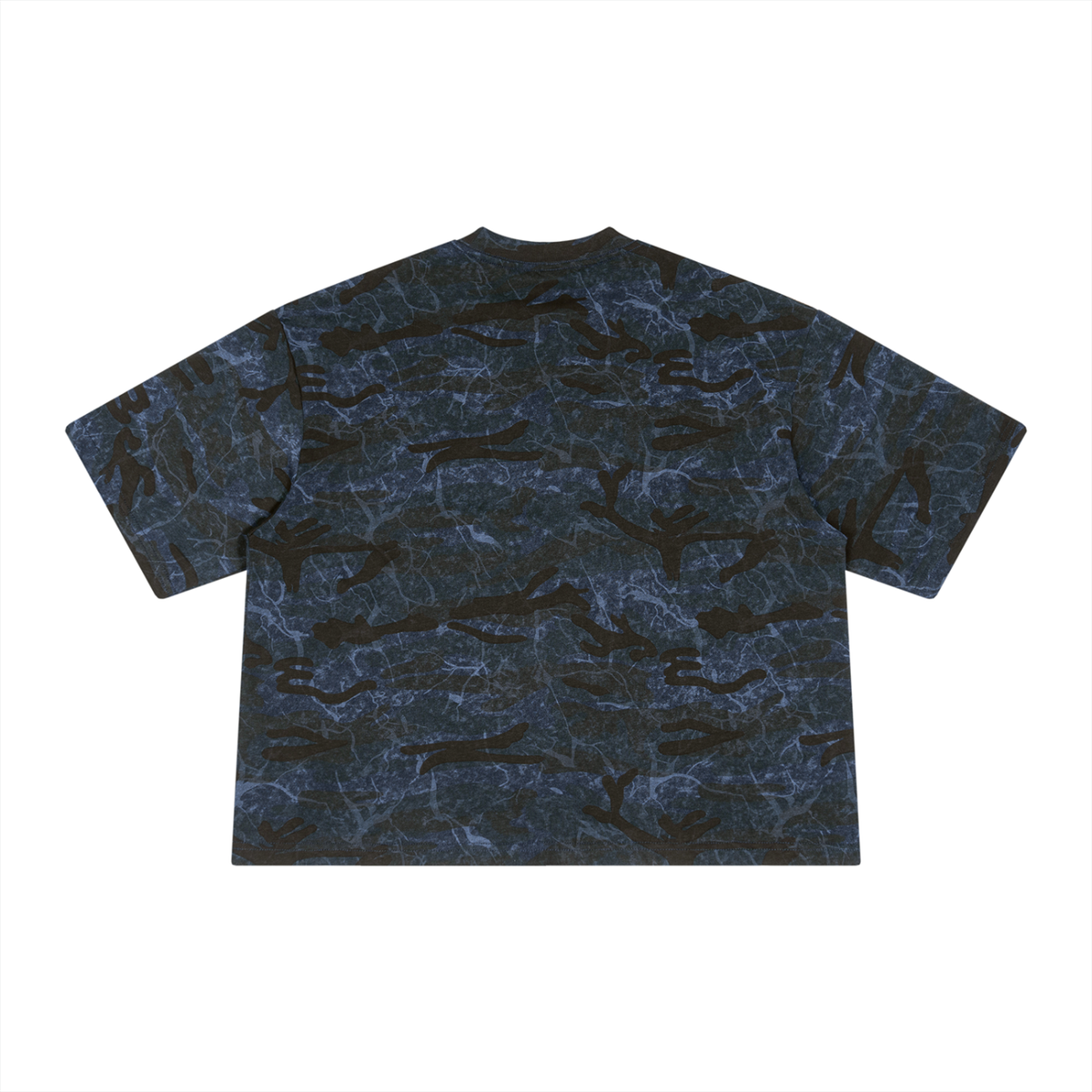 "BLUE CAMO" Essential Boxy T-Shirt
