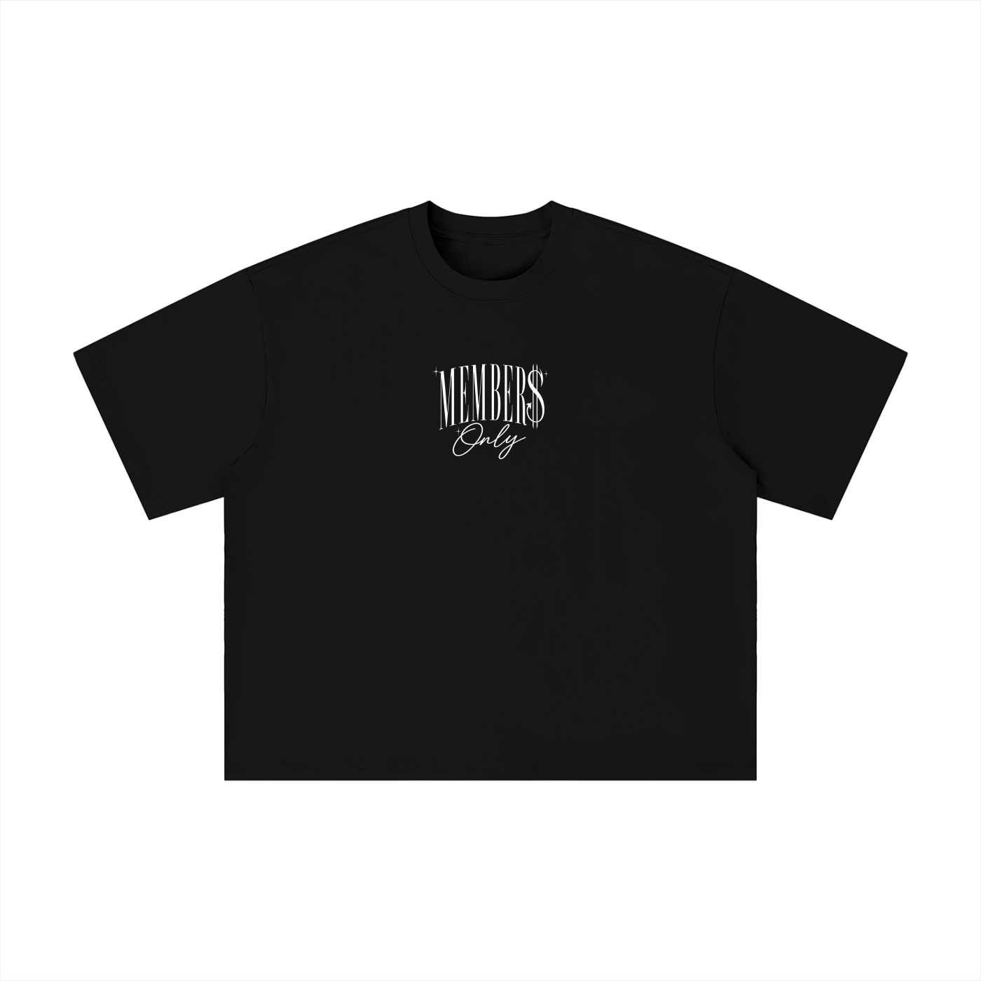 "MEMBER$ ONLY" Boxy Oversized T-Shirt