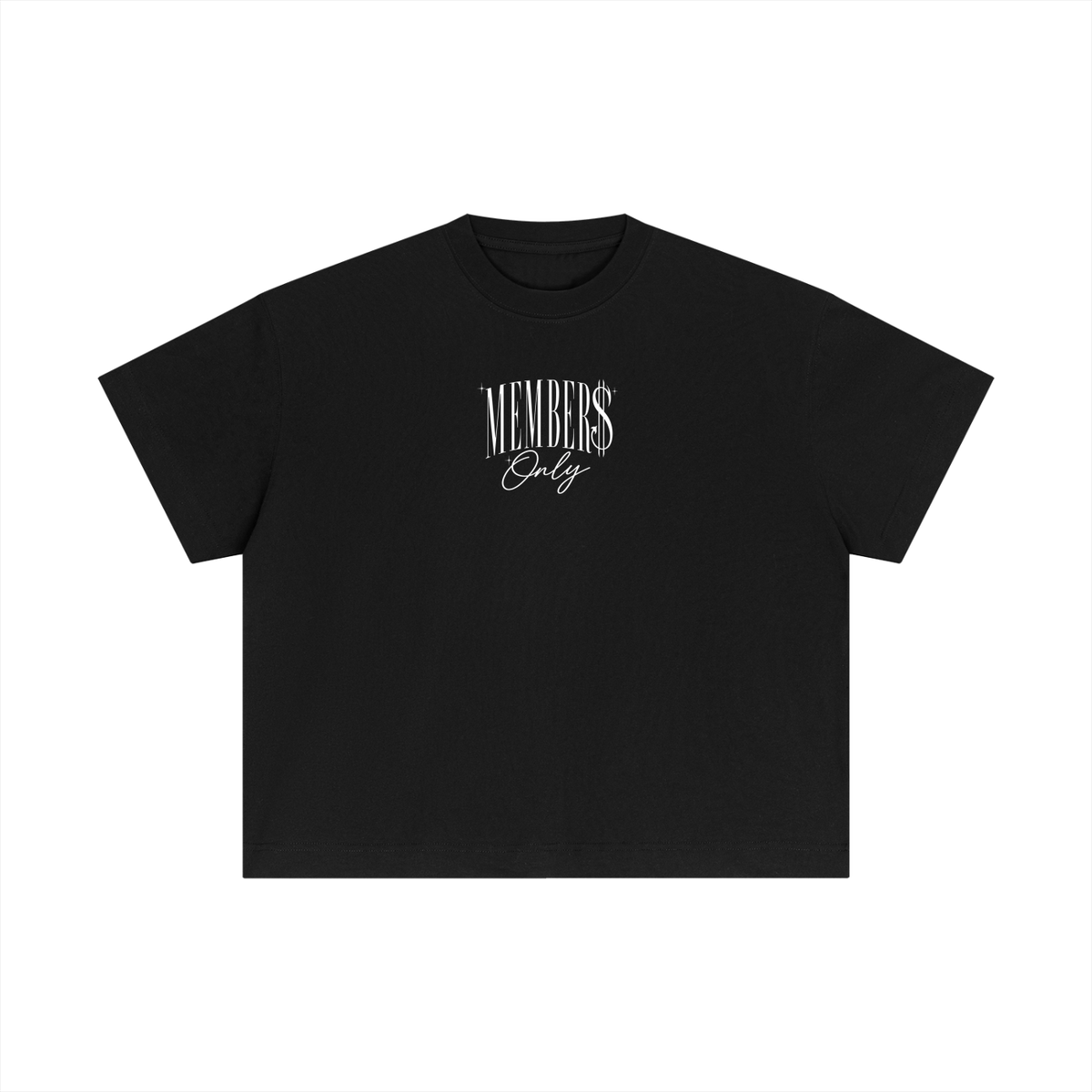 "MEMBER$ ONLY" Essential Boxy T-Shirt