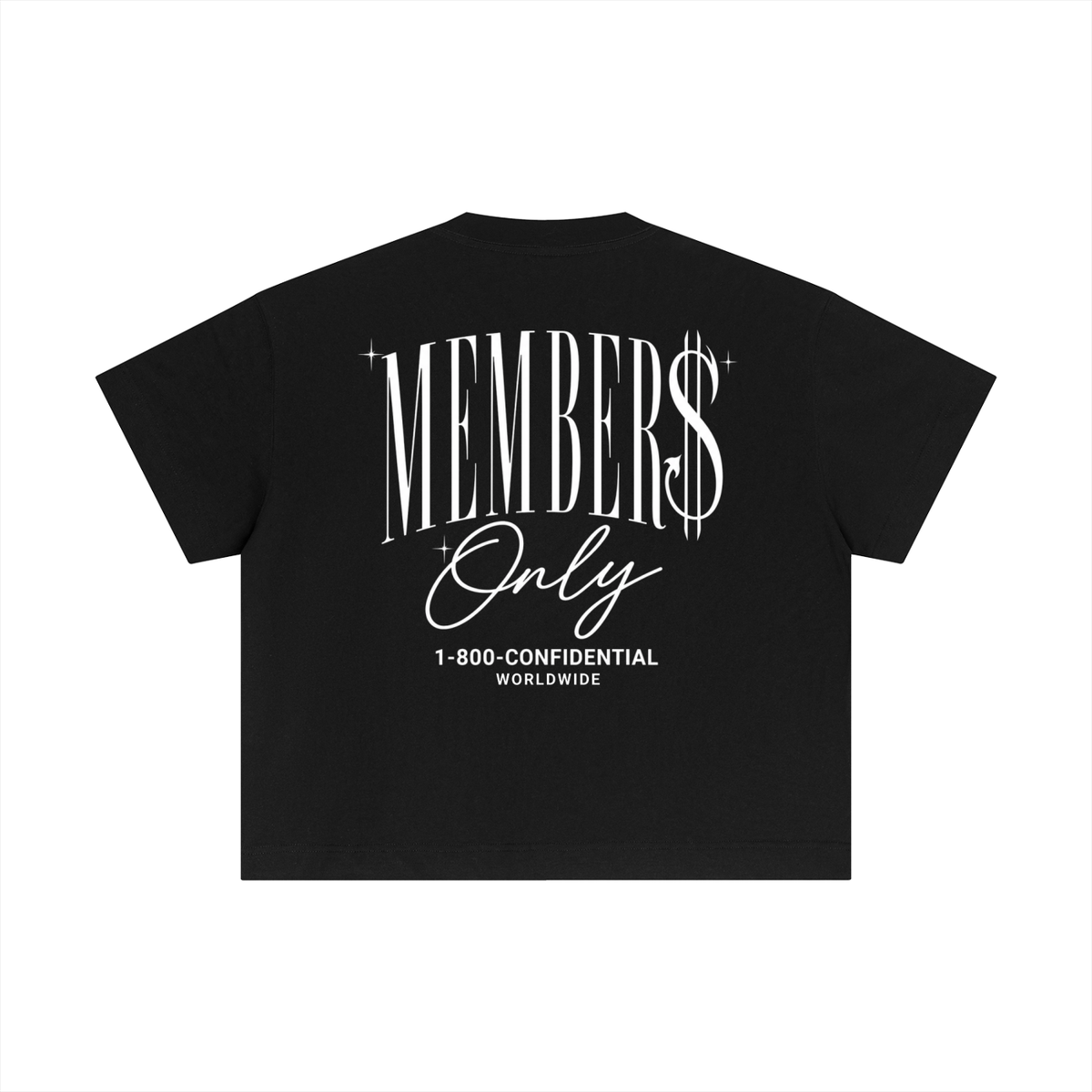 "MEMBER$ ONLY" Essential Boxy T-Shirt