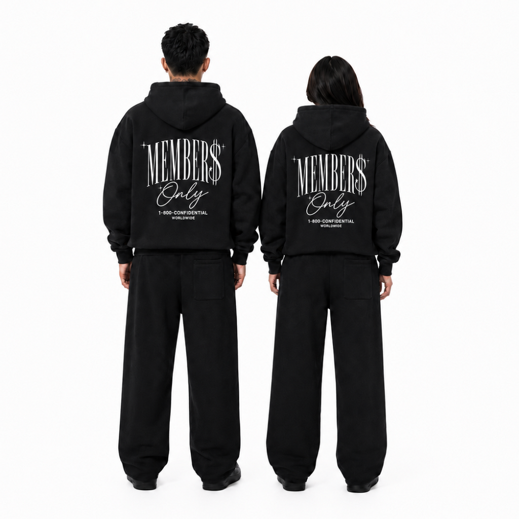 "MEMBER$ ONLY" Boxy Hoodie
