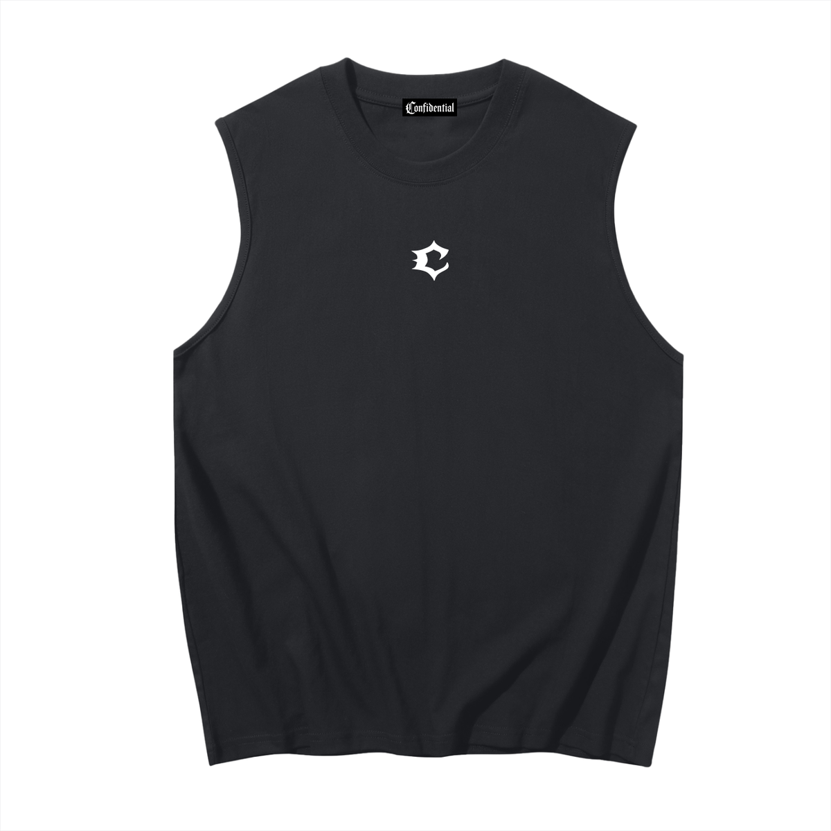 "C" Sleeveless Cotton Tank Top