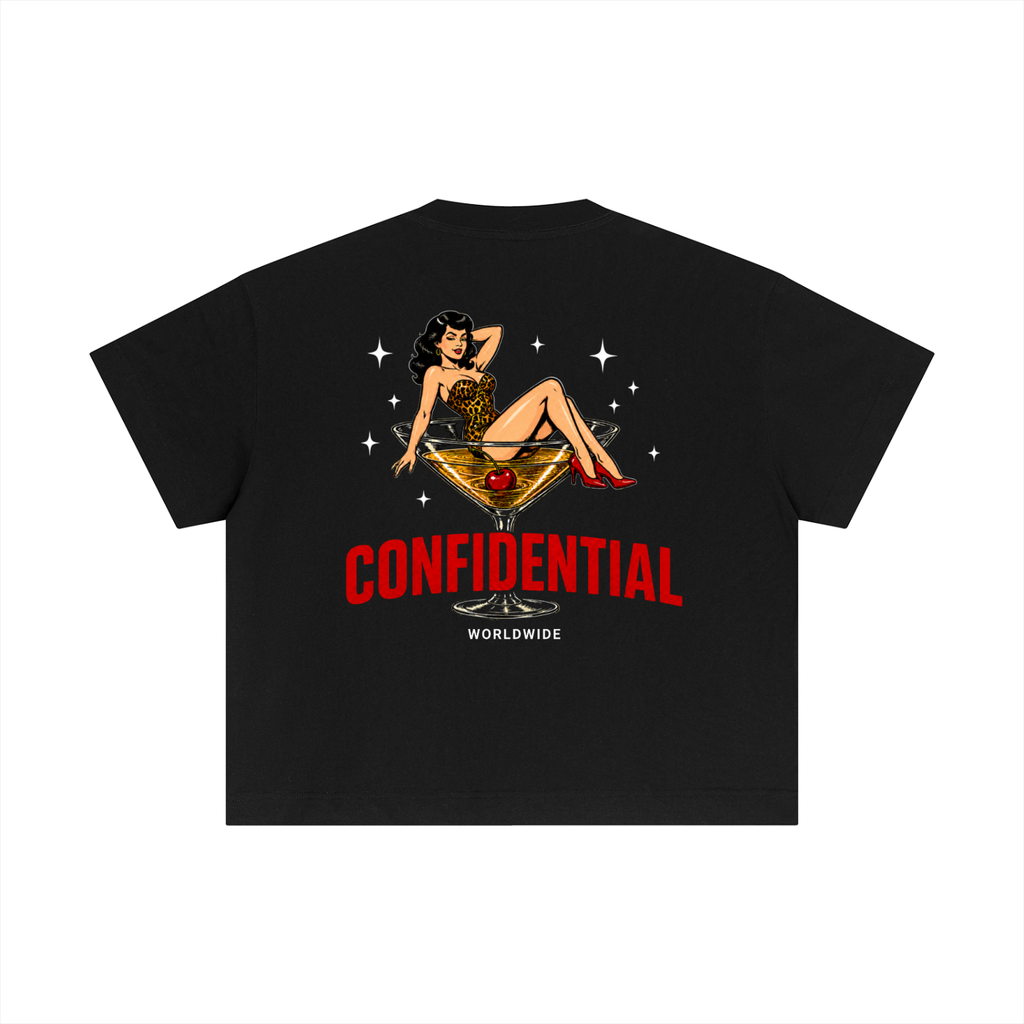 "CHAMPAGNE CHERRY" Essential Boxy T-Shirt