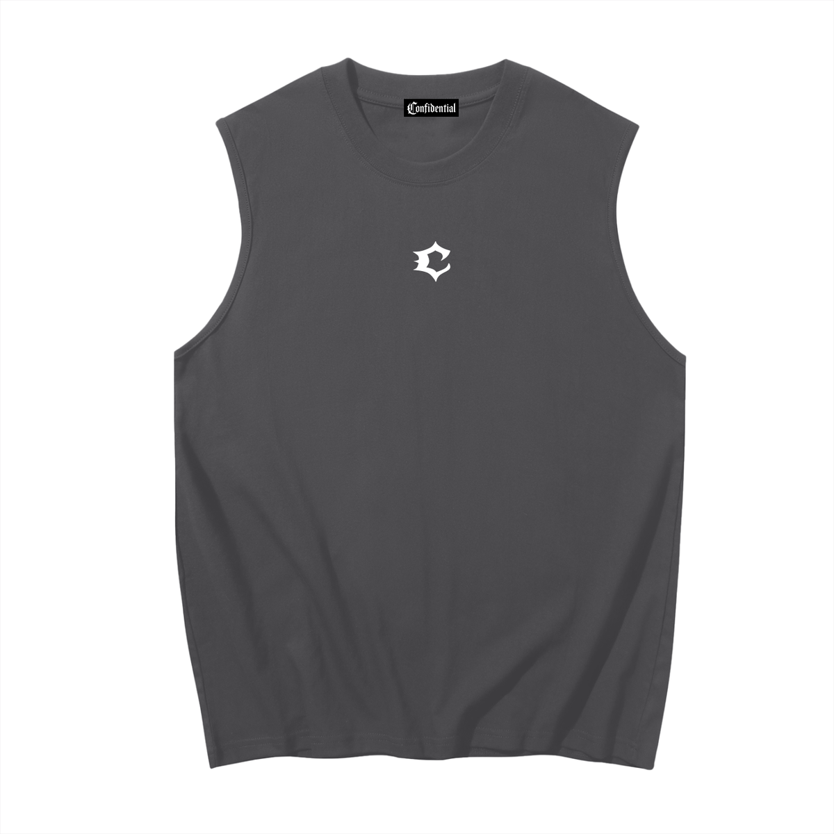 "C" Sleeveless Cotton Tank Top