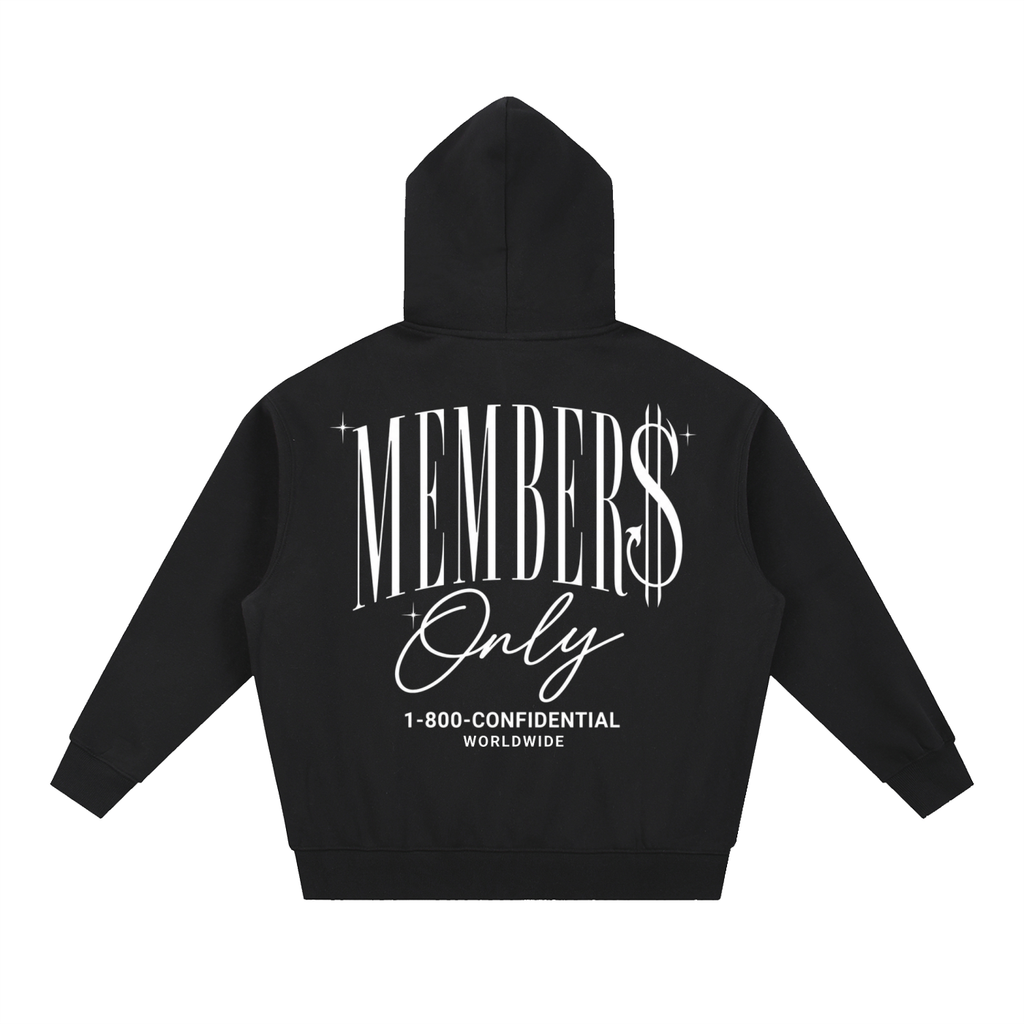 "MEMBER$ ONLY" Boxy Hoodie