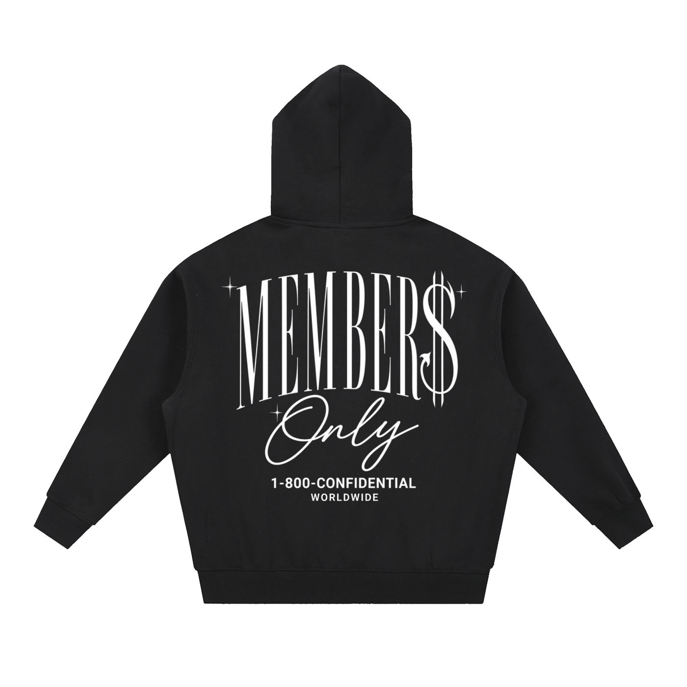 "MEMBER$ ONLY" Boxy Hoodie
