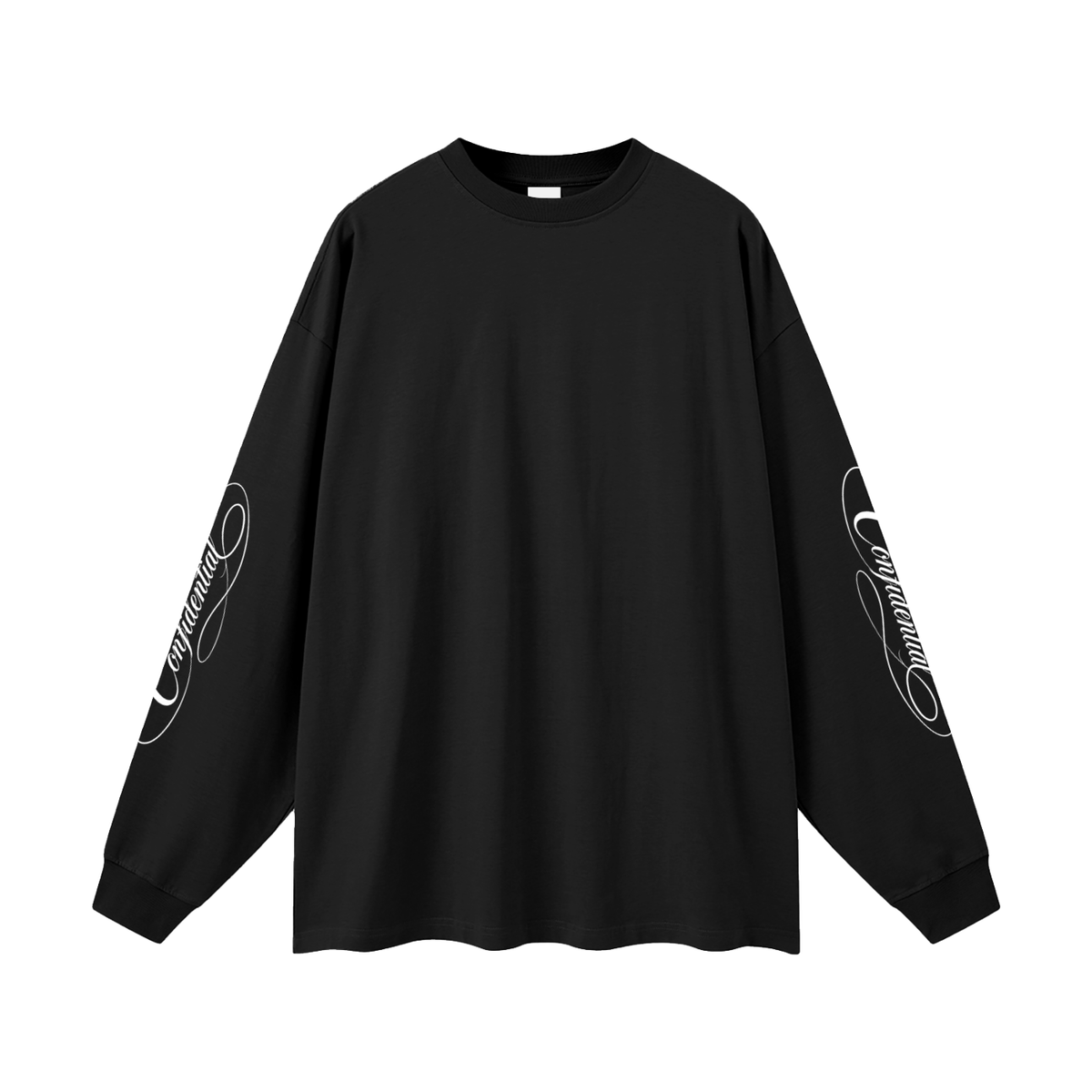 "$CRIPT" Oversized Long Sleeve T-Shirt