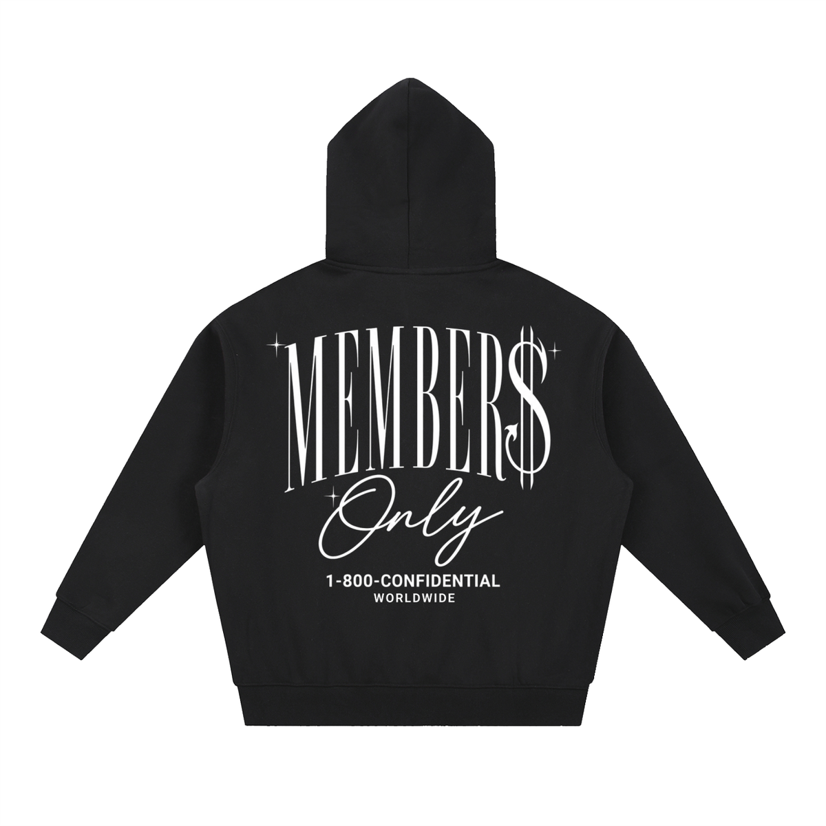 "MEMBER$ ONLY" Boxy Hoodie
