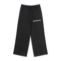 "WORLDWIDE VI$ION" Straight-Leg Sweatpants