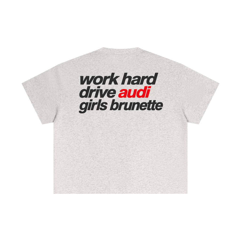 "AUDI BRUNETTES" Essential Boxy T-Shirt