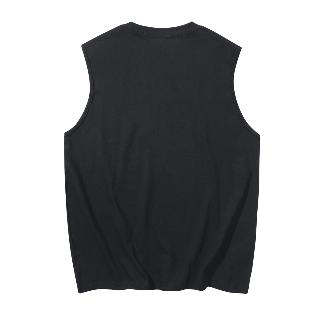 "C" Sleeveless Cotton Tank Top